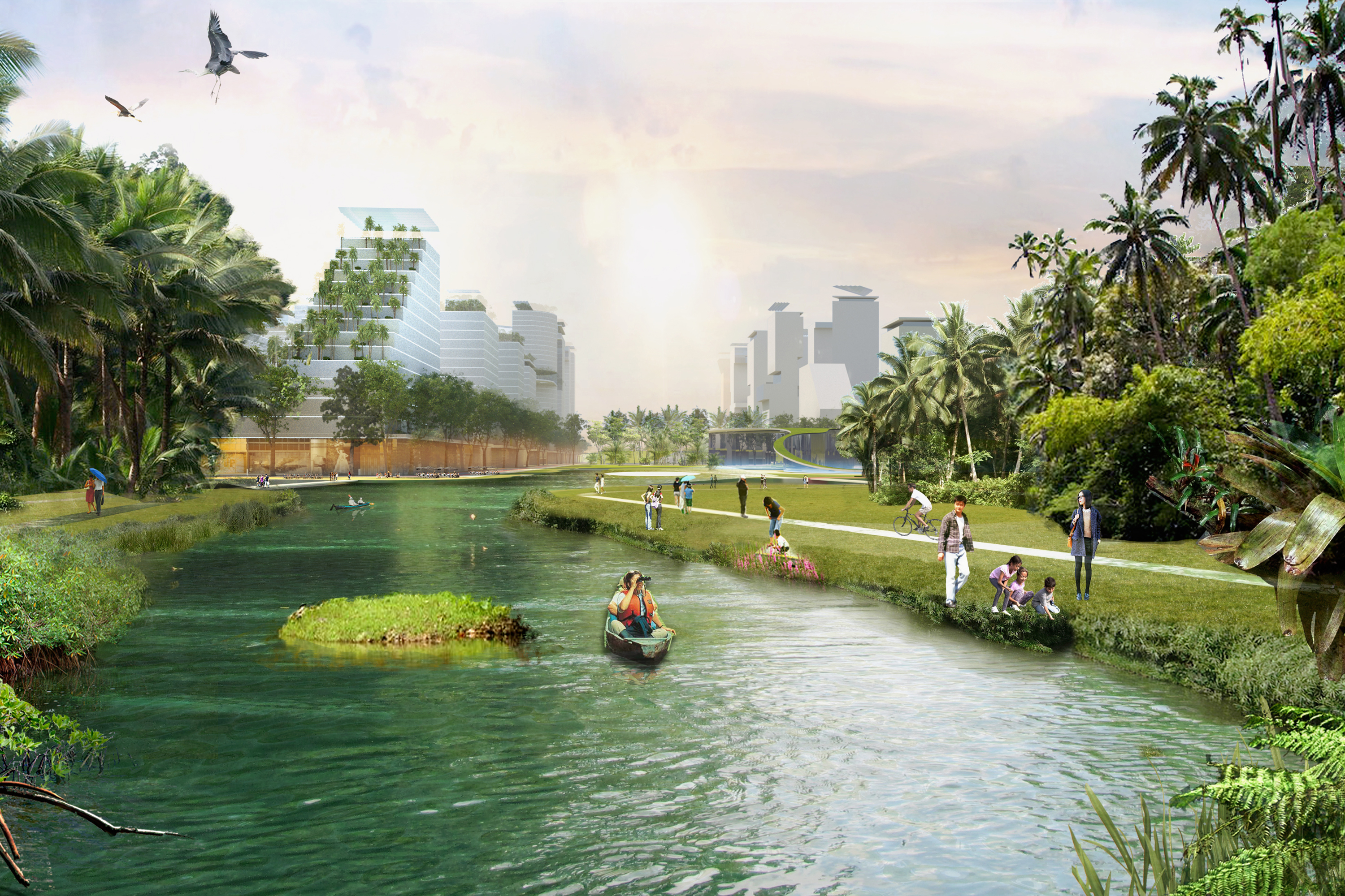 KCAP and multi-disciplinary team selected to develop masterplan Jurong Lake District Singapore